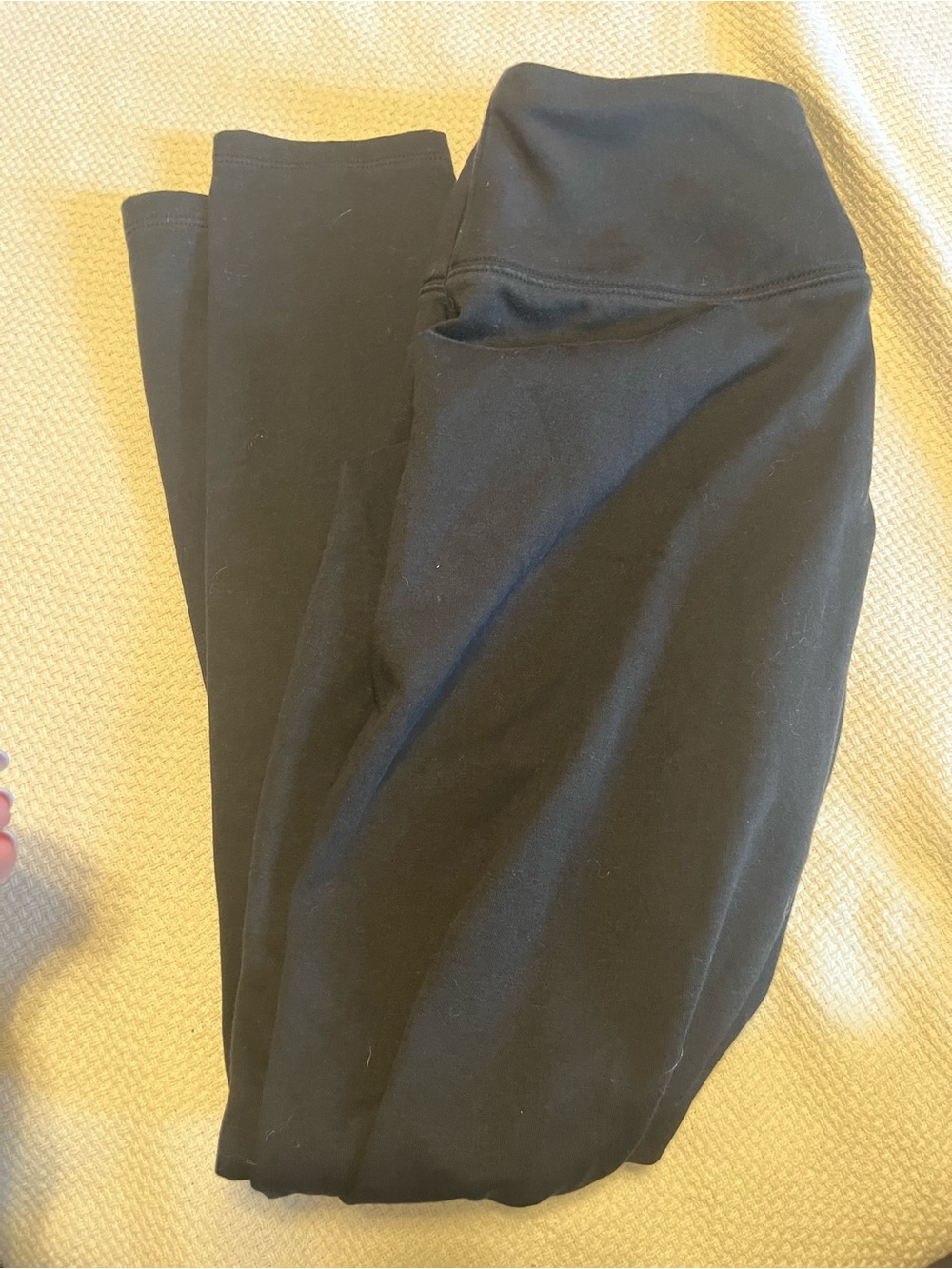 Simply Vera Vera Wang Fleece lined Black Leggings - Stretchy Everyday Bottoms